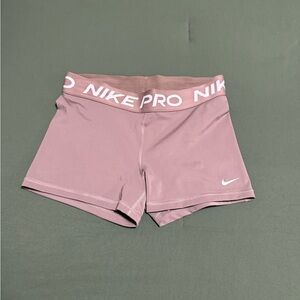 Nike Women's Tan Pro Shorts